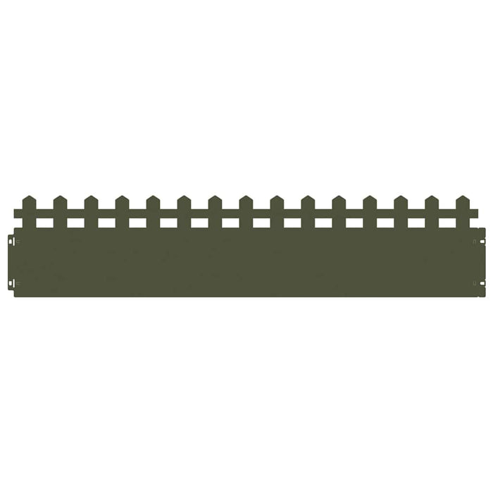 Borduri pentru gazon 30 pcs Verde măsliniu 103 x 0,05 x 22 cm - WALTI WALTI
