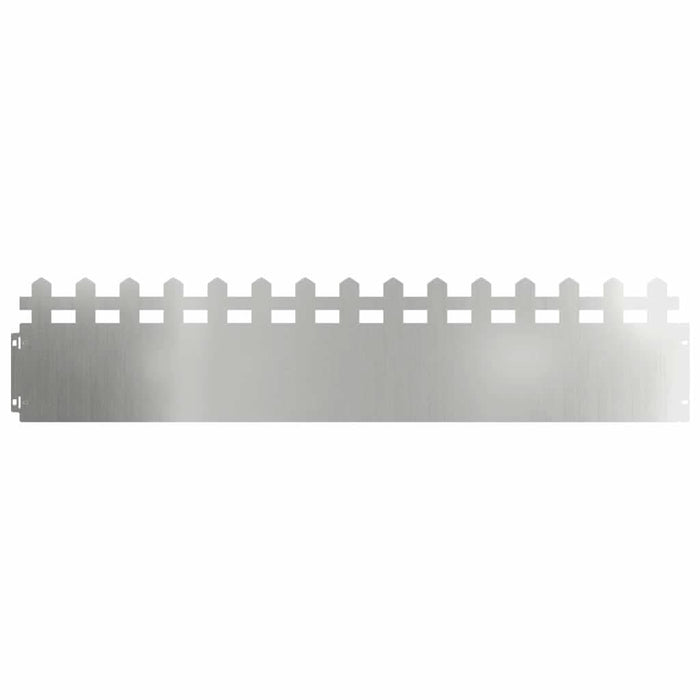 Borduri pentru gazon 20 pcs Argintiu 103 x 0,05 x 22 cm - WALTI WALTI
