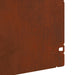 Borduri pentru gazon 10 pcs Ruginit 103 x 0,05 x 22 cm - WALTI WALTI