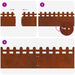 Borduri pentru gazon 10 pcs Ruginit 103 x 0,05 x 22 cm - WALTI WALTI