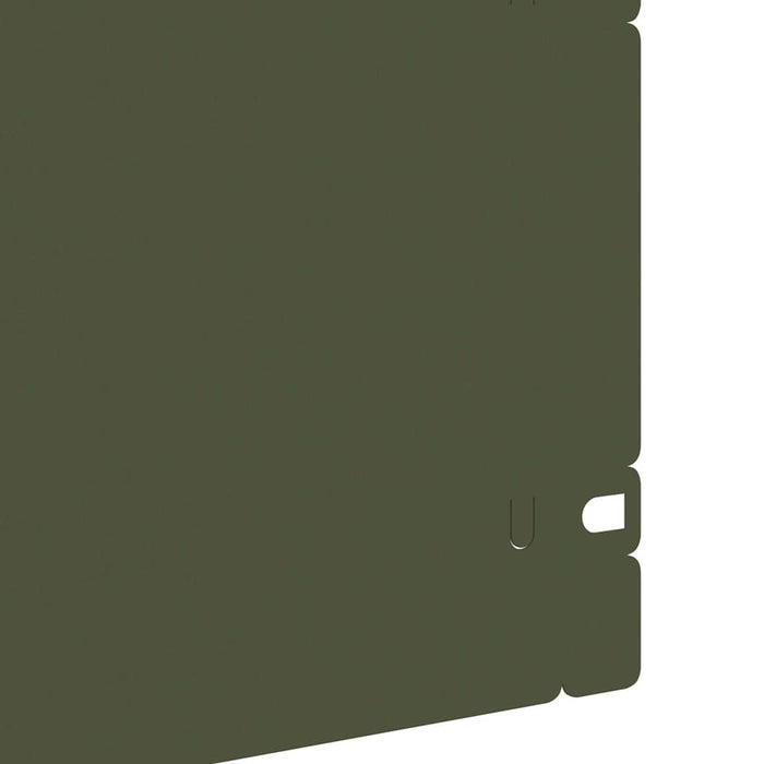 Borduri pentru gazon 10 pcs Verde măsliniu 103 x 0,05 x 22 cm - WALTI WALTI