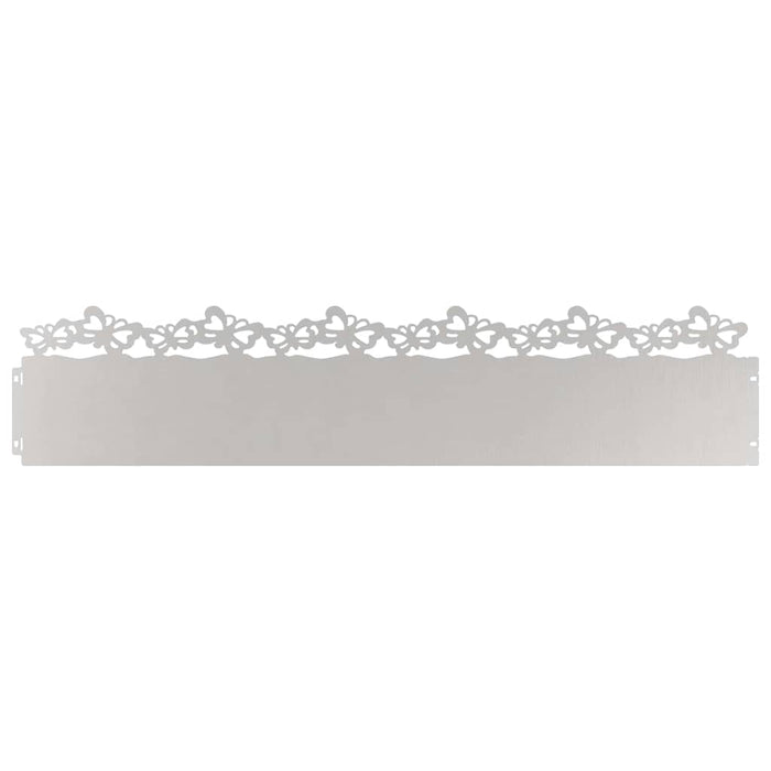 Borduri pentru gazon 30 pcs Argintiu 103 x 0,05 x 22 cm - WALTI WALTI