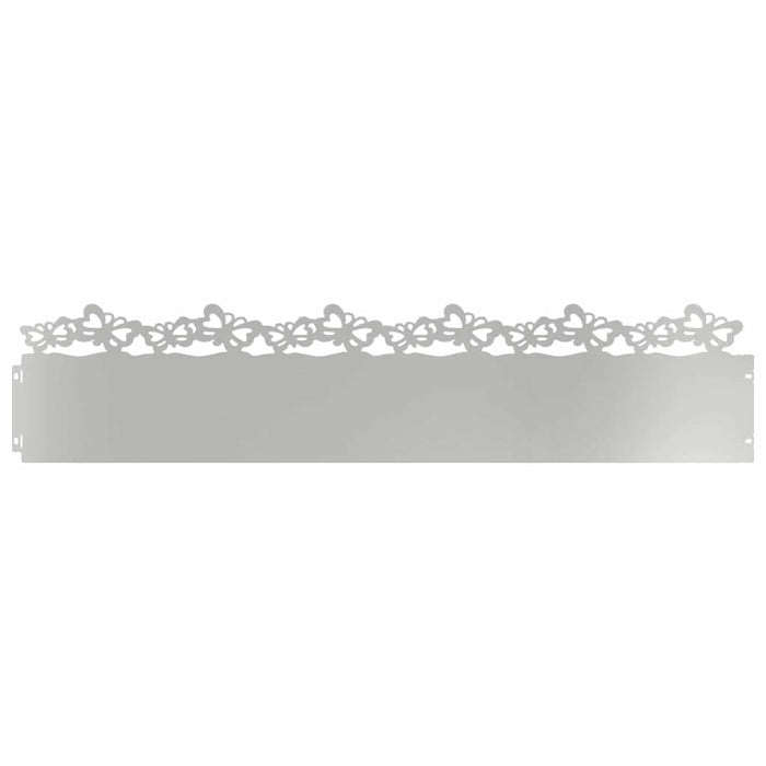 Borduri pentru gazon 30 pcs Argintiu 103 x 0,05 x 22 cm - WALTI WALTI