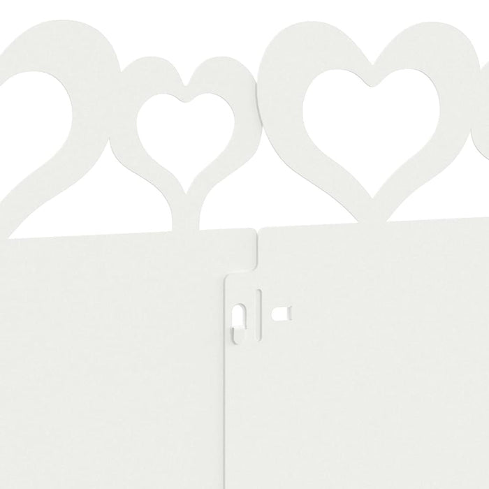 Borduri pentru gazon 30 pcs Alb 103 x 0,05 x 22 cm Oțel - WALTI WALTI