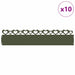 Borduri pentru gazon 10 pcs Verde măsliniu 103 x 0,05 x 22 cm - WALTI WALTI