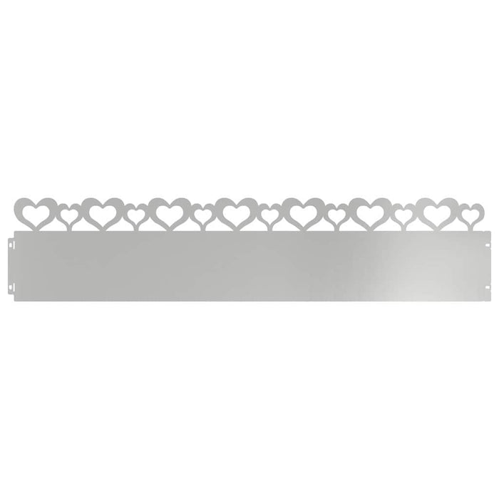 Borduri pentru gazon 30 pcs Argintiu 103 x 0,05 x 22 cm - WALTI WALTI