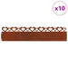 Borduri pentru gazon 10 pcs Ruginit 103 x 0,05 x 22 cm - WALTI WALTI