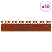 Borduri pentru gazon 30 pcs Ruginit 103 x 0,05 x 22 cm - WALTI WALTI
