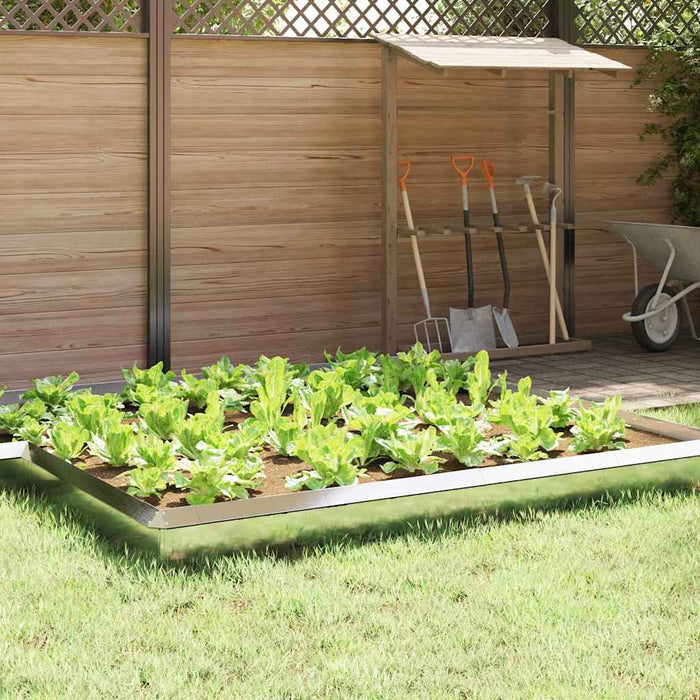 Gard pentru melci Argintiu 50 x 3,5 x 25 cm Oţel inoxidabil - WALTI WALTI