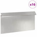 Gard pentru melci 16 pcs Argintiu 50 x 3,5 x 25 cm - WALTI WALTI