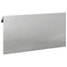 Gard pentru melci Argintiu 50 x 3,5 x 25 cm Oțel Galvanizat - WALTI WALTI