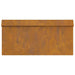 Gard pentru melci Ruginit 50 x 3,5 x 25 cm - WALTI WALTI