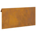Gard pentru melci 4 pcs Ruginit 50 x 3,5 x 25 cm - WALTI WALTI
