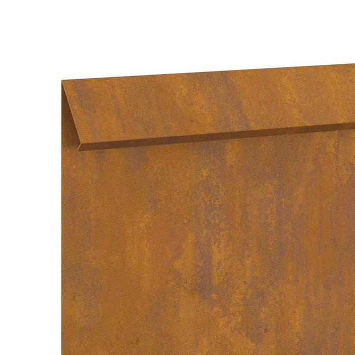 Gard pentru melci 16 pcs Ruginit 50 x 3,5 x 25 cm - WALTI WALTI