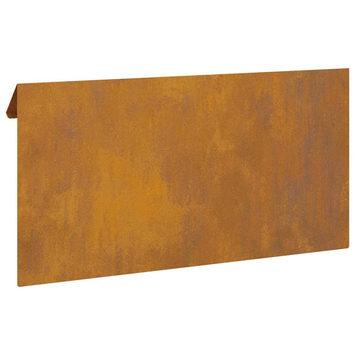 Gard pentru melci 16 pcs Ruginit 50 x 3,5 x 25 cm - WALTI WALTI