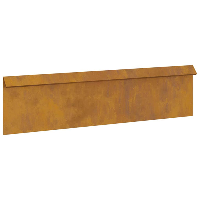 Gard pentru melci Ruginit 100 x 3,5 x 25 cm - WALTI WALTI