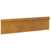 Gard pentru melci Ruginit 100 x 3,5 x 25 cm - WALTI WALTI