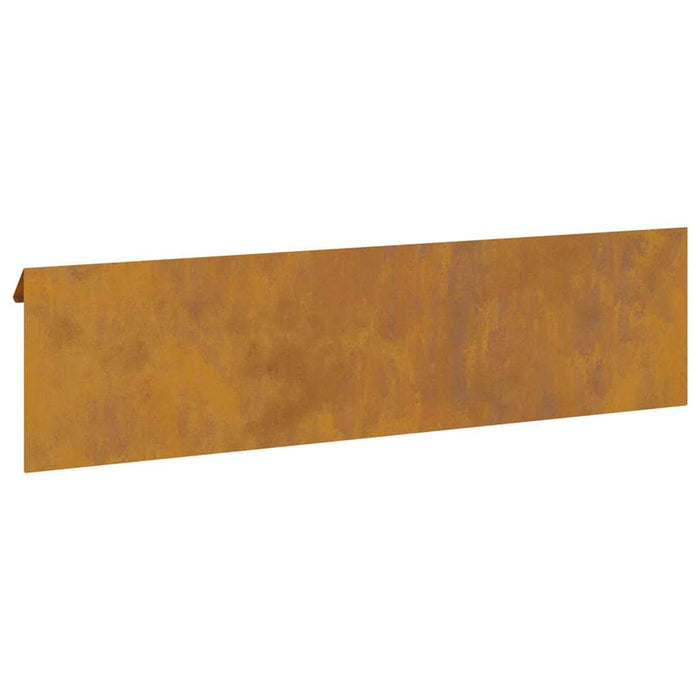 Gard pentru melci Ruginit 100 x 3,5 x 25 cm - WALTI WALTI