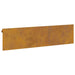 Gard pentru melci Ruginit 100 x 3,5 x 25 cm - WALTI WALTI