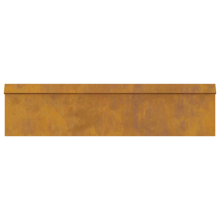 Gard pentru melci Ruginit 100 x 3,5 x 25 cm - WALTI WALTI