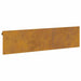 Gard pentru melci 4 pcs Ruginit 100 x 3,5 x 25 cm - WALTI WALTI