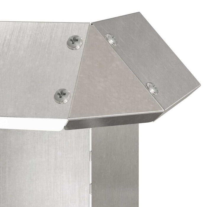 Gard pentru melci Argintiu 13,5 x 13,5 x 25 cm Oţel inoxidabil - WALTI WALTI