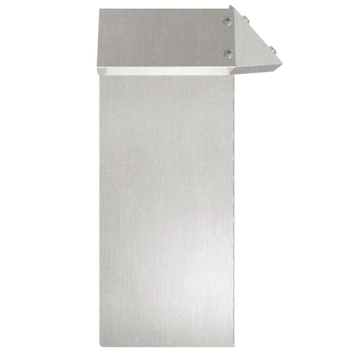 Gard pentru melci Argintiu 13,5 x 13,5 x 25 cm Oţel inoxidabil - WALTI WALTI