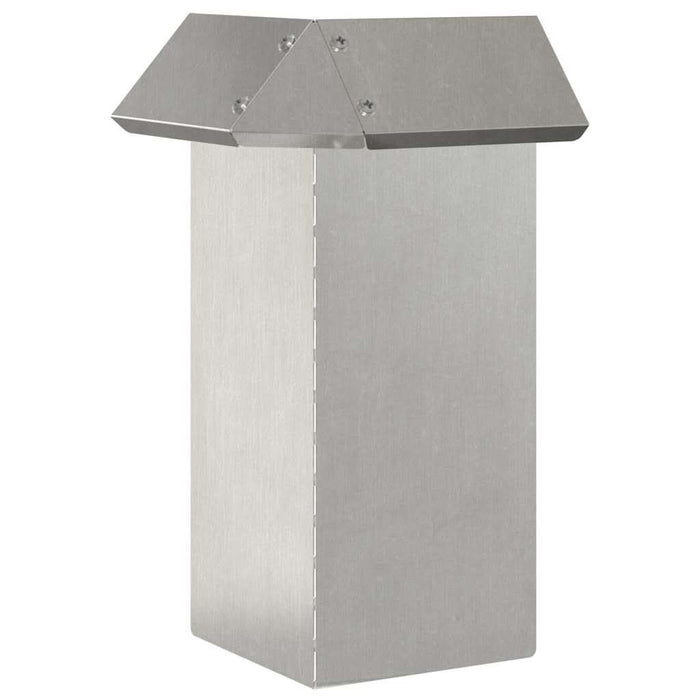 Gard pentru melci 4 pcs Argintiu 13,5 x 13,5 x 25 cm - WALTI WALTI