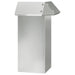 Gard pentru melci Argintiu 13,5 x 13,5 x 25 cm Oțel Galvanizat - WALTI WALTI