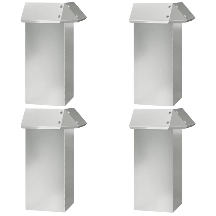 Gard pentru melci 4 buc. 13,5 x 13,5 x 25 cm Oțel Galvanizat WALTI