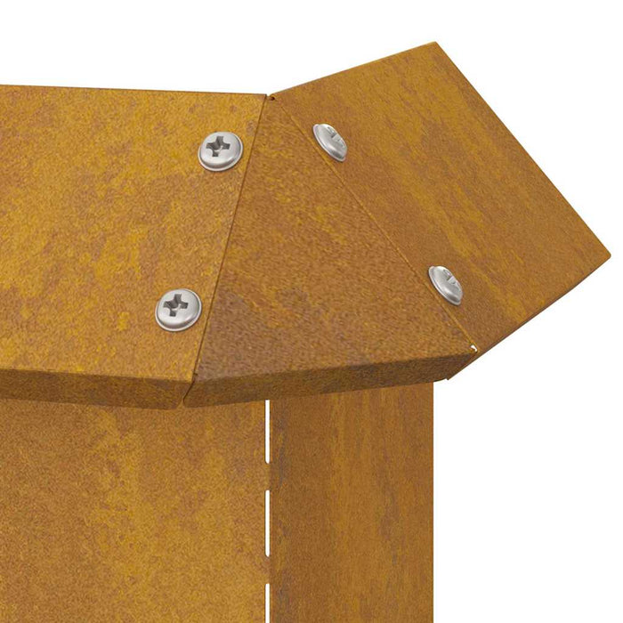 Gard pentru melci Ruginit 13,5 x 13,5 x 25 cm - WALTI WALTI
