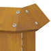 Gard pentru melci Ruginit 13,5 x 13,5 x 25 cm - WALTI WALTI