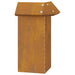 Gard pentru melci Ruginit 13,5 x 13,5 x 25 cm - WALTI WALTI