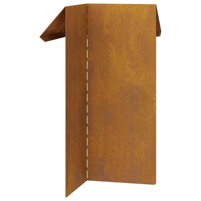 Gard pentru melci Ruginit 13,5 x 13,5 x 25 cm - WALTI WALTI