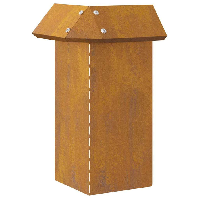 Gard pentru melci Ruginit 13,5 x 13,5 x 25 cm - WALTI WALTI