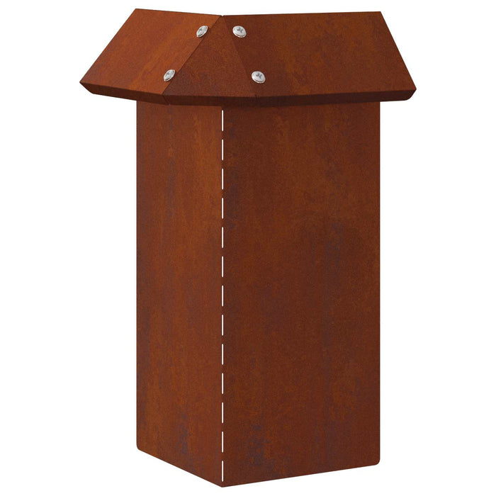 Gard pentru melci 4 buc. 13,5 x 13,5 x 25 cm Ruginit WALTI