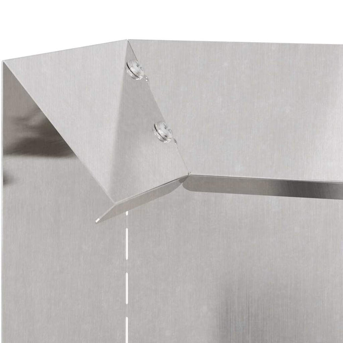 Gard pentru melci Argintiu 10 x 10 x 25 cm Oţel inoxidabil - WALTI WALTI