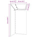Gard pentru melci Argintiu 10 x 10 x 25 cm Oţel inoxidabil - WALTI WALTI