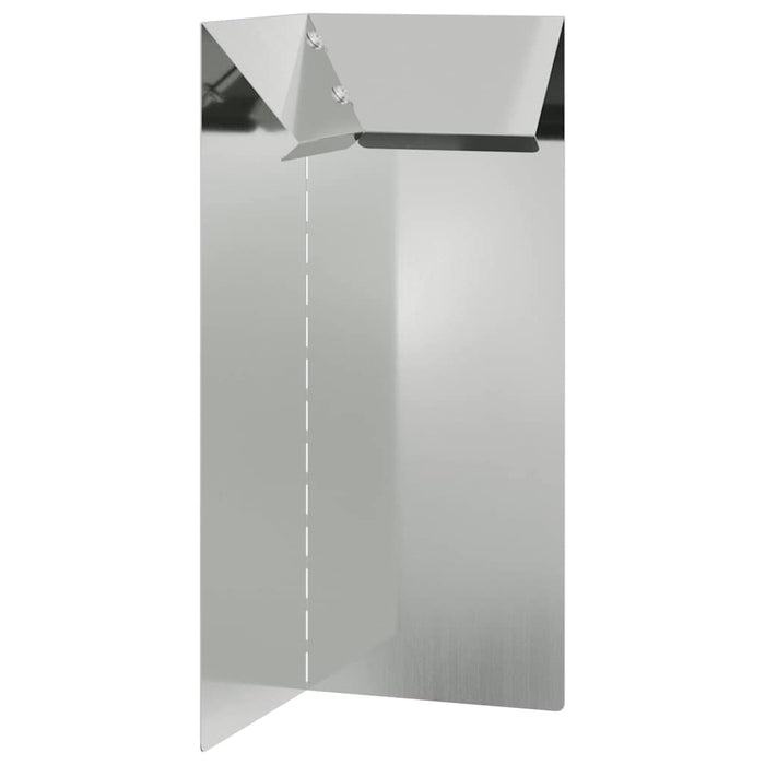 Gard pentru melci Argintiu 10 x 10 x 25 cm Oțel Galvanizat - WALTI WALTI
