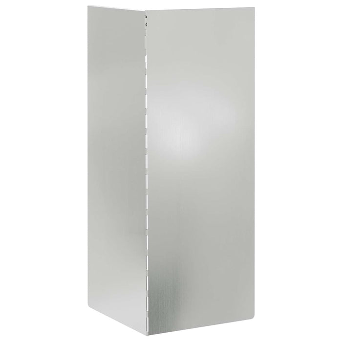 Gard pentru melci Argintiu 10 x 10 x 25 cm Oțel Galvanizat - WALTI WALTI