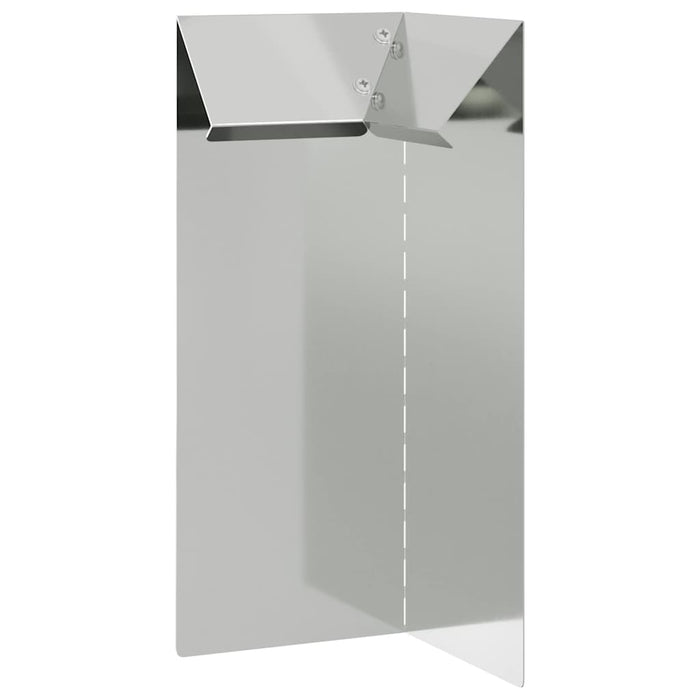 Gard pentru melci Argintiu 10 x 10 x 25 cm Oțel Galvanizat - WALTI WALTI