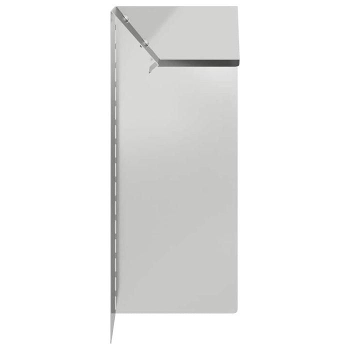 Gard pentru melci Argintiu 10 x 10 x 25 cm Oțel Galvanizat - WALTI WALTI