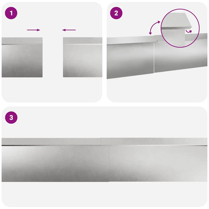Garduri pentru melci 8 pcs Argintiu Oţel inoxidabil - WALTI WALTI