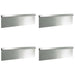 Garduri pentru melci 8 pcs Argintiu Oțel Galvanizat - WALTI WALTI