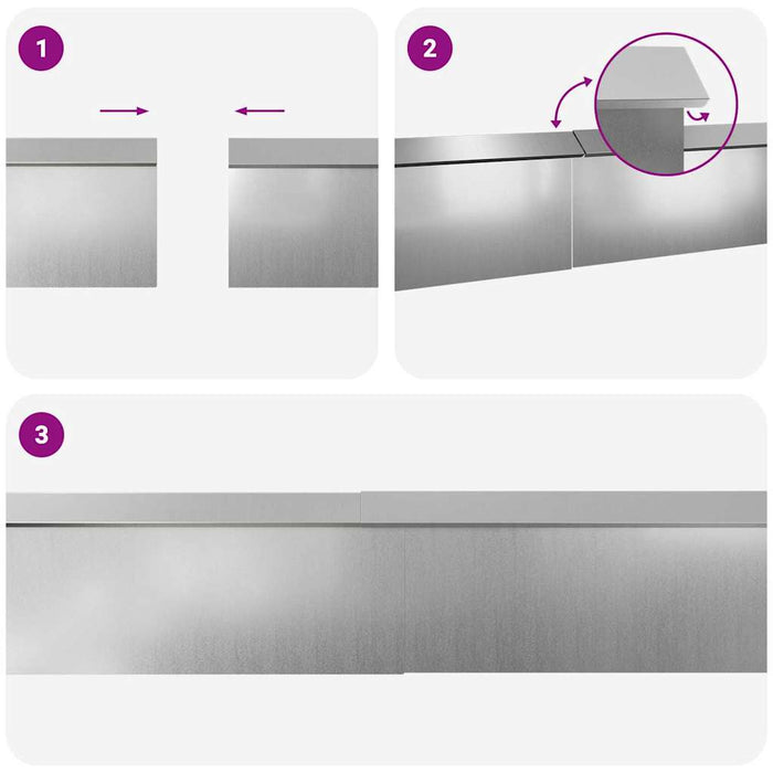 Garduri pentru melci 8 pcs Argintiu Oțel Galvanizat - WALTI WALTI