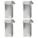 Garduri pentru melci 12 pcs Argintiu Oțel Galvanizat - WALTI WALTI