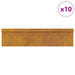 Garduri pentru melci 16 pcs Ruginit - WALTI WALTI