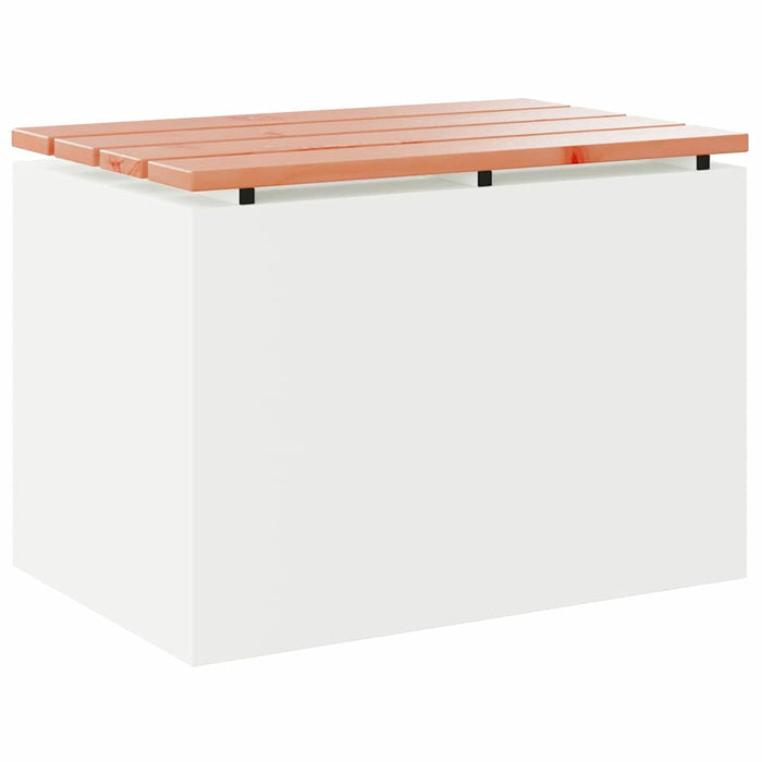 Bancă de grădină Alb 60 x 40 x 43 cm Oțel - WALTI WALTI