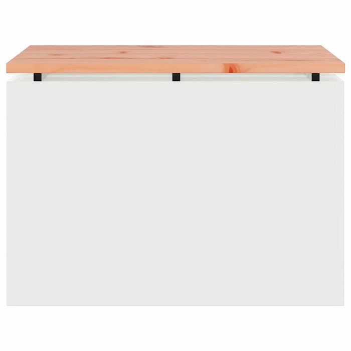 Bancă de grădină Alb 60 x 40 x 43 cm Oțel - WALTI WALTI
