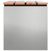 Bancă de grădină Argintiu 60 x 40 x 43 cm Oțel galvanizat - WALTI WALTI